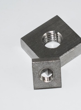 高强度正方形四方型材方形螺母方型螺帽异型件非标不锈钢异形方帽