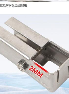 19方通25不锈钢30x30方钢免焊钢材快速接头20mm方管连接件固定件