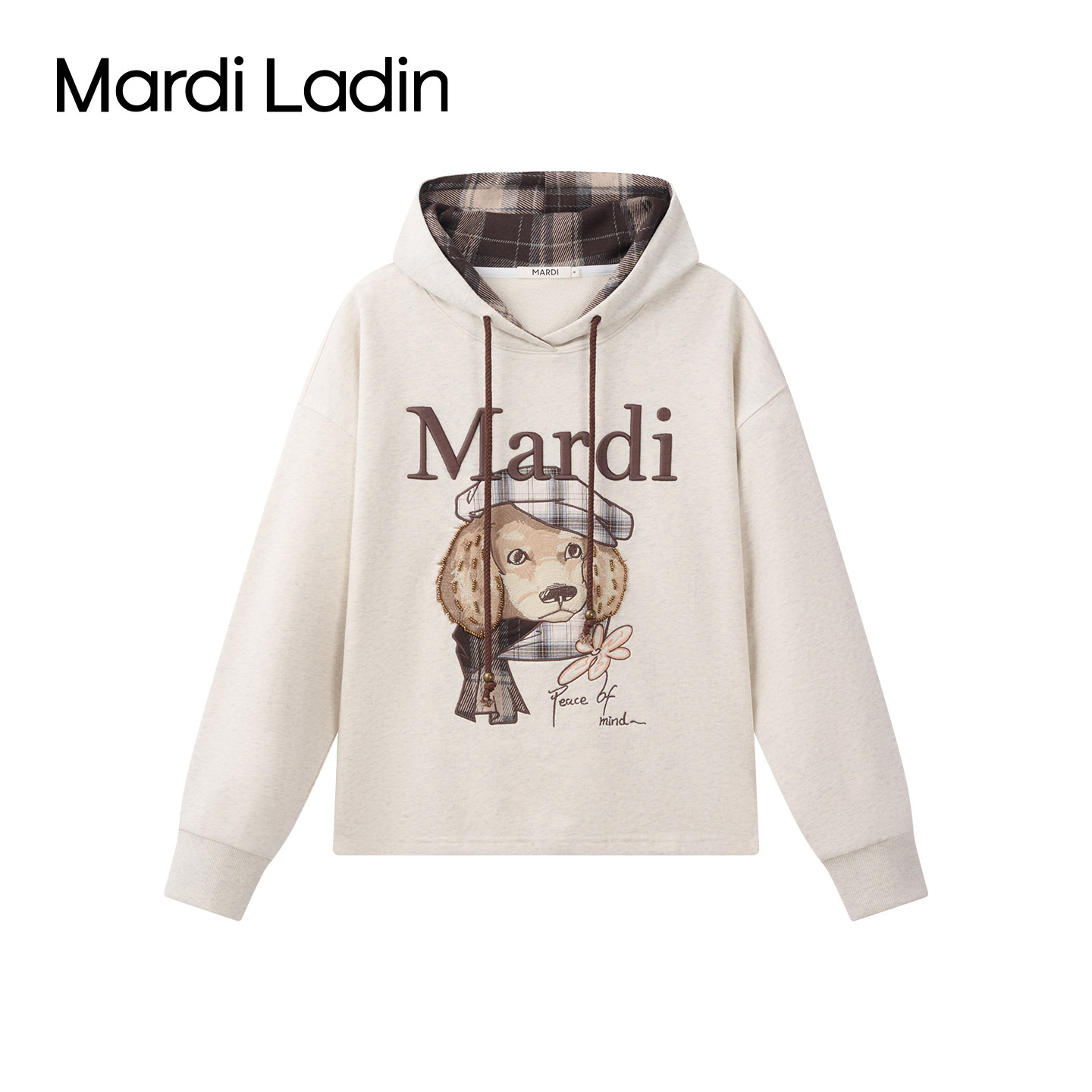 MardiLadin2026新款秋季今年流行爆款长袖连帽韩系卫衣外套女款