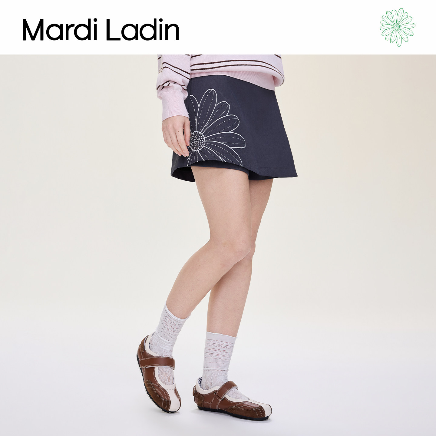 MardiLadin韩系百褶短裙