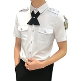 制服短袖衬衫男女情侣C312-C73-P45，男装T恤，电商C312