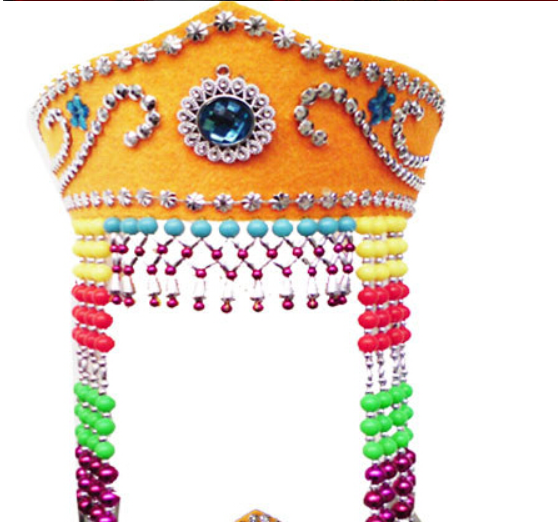 。蒙古族舞蹈演出头饰 少数民族服装配饰 内蒙古藏族舞蹈演出帽