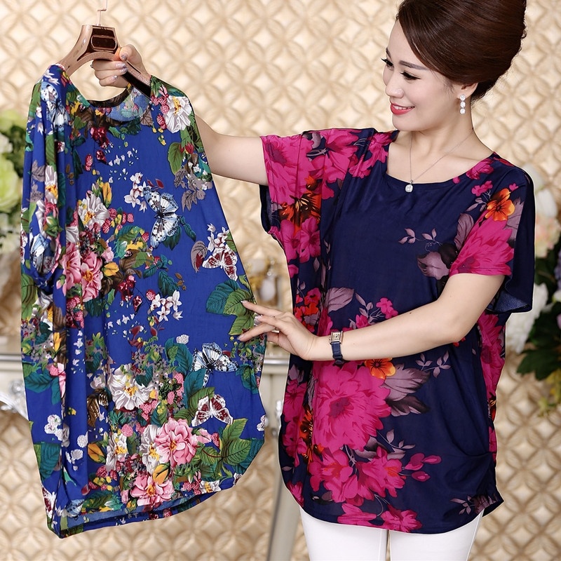 。美素芙加大码加肥胖大妈中年妈妈秋天半袖衣服秋装女装中老年