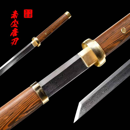 龙泉市刀剑唐横刀高锰钢手工