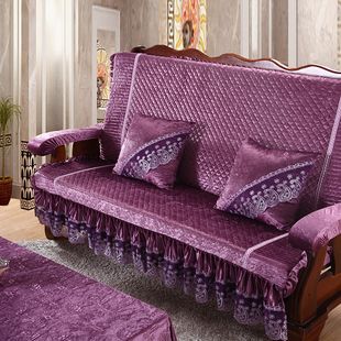 加厚海绵定做红木实木沙发坐垫三人发垫带靠背厚海绵椅垫冬季连体