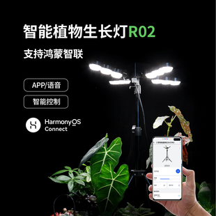 三思智能展翅款60w植物补光灯仿太阳光室内全光谱植物led生长灯