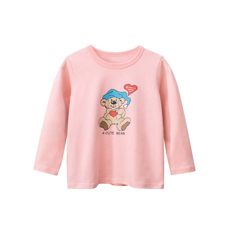 韩版童装女童长袖T恤秋装新款卡通ins风洋气上衣儿童纯棉打底衫,童装/婴儿装/亲子装,T恤,淘宝优惠券,粉丝福利购,淘宝优惠卷