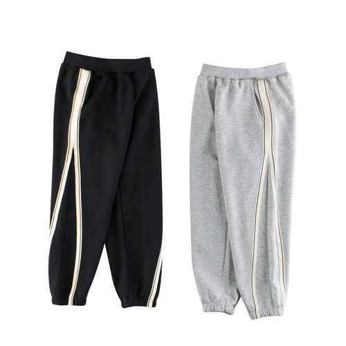 GRrr中大童纯棉大毛圈长裤