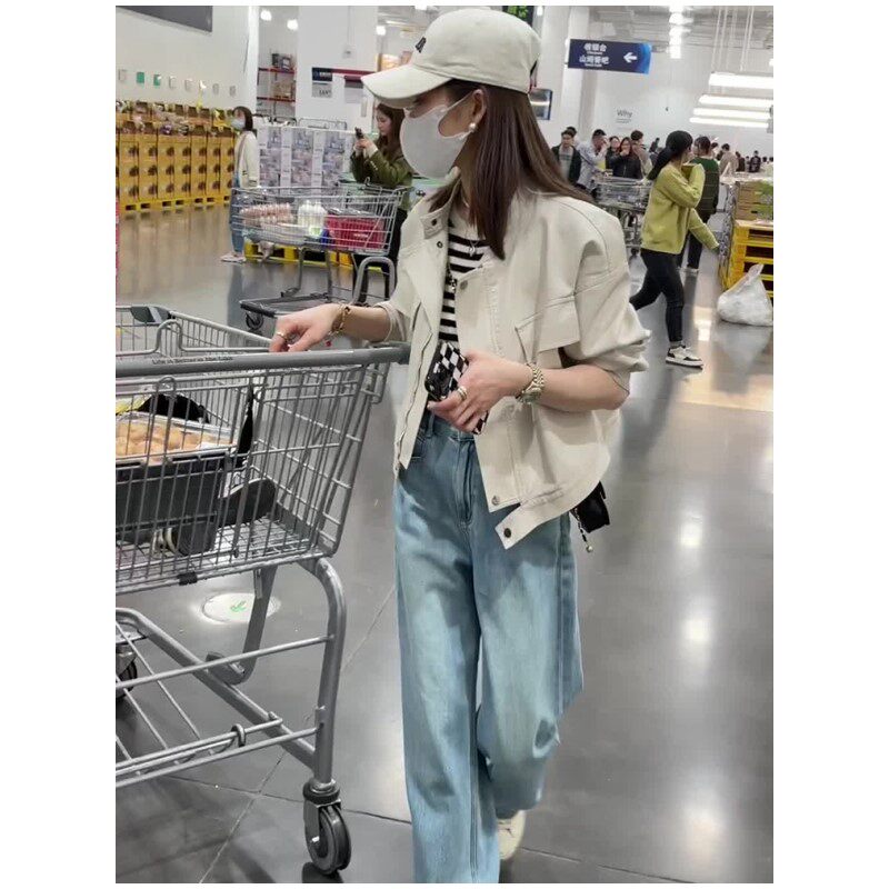 短款pu小皮衣外套女春装新款2025