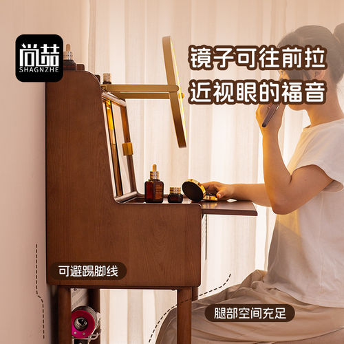 猫砂盆猫厕所木质简约环保便携式坐便器前拉抽屉式全封闭双层实