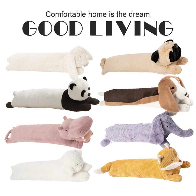 趴趴动物系列抱枕大号毛绒母婴长条抱枕女侧睡夹腿枕头卧室床头,居家布艺,抱枕被,淘宝优惠券,粉丝福利购,淘宝优惠卷