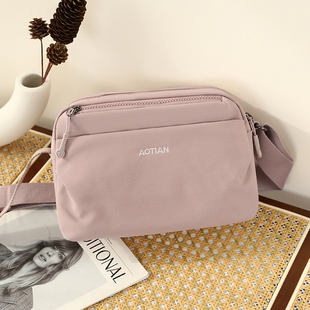 KVKY新款小包女夏简约轻便时尚休闲防水尼龙布包女士单肩斜挎背包