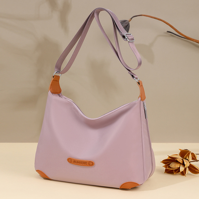 单肩包简约帆布斜挎女士洋气跨包