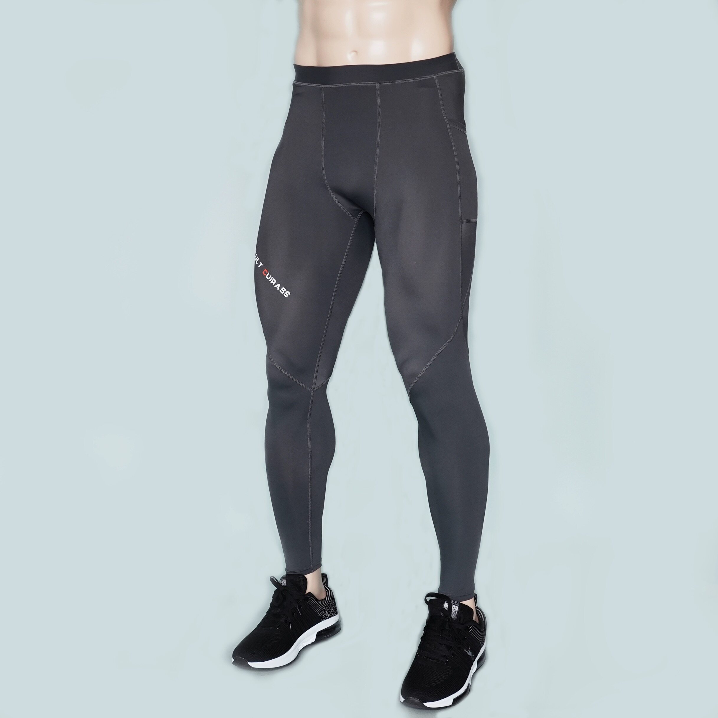 运动服健身裤男春夏季跑步速干弹力紧身训练压缩薄款高腰打底篮球