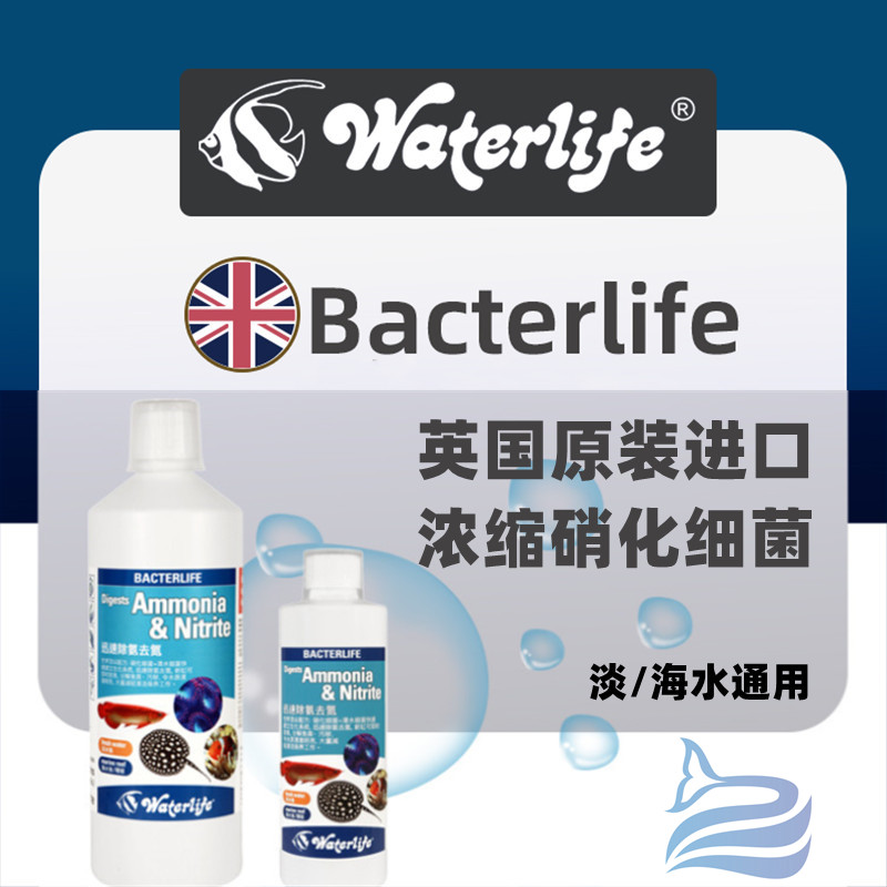 waterlife浓缩硝化菌淡海水通用