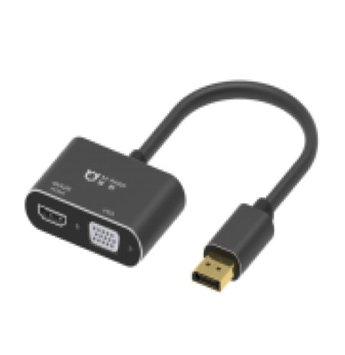 铭豹 DP转VGA+HDMI 二合一
