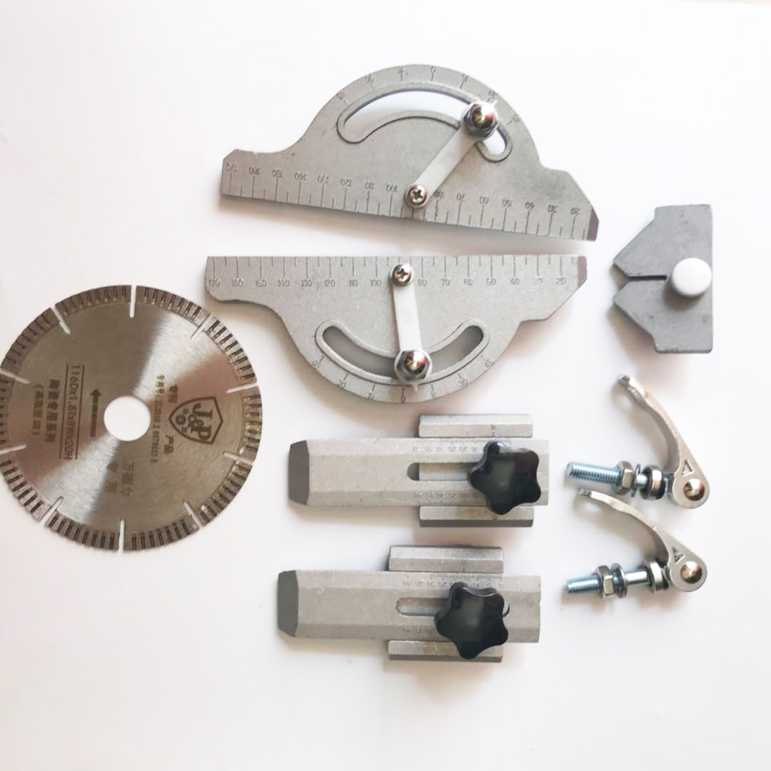 万德力台式石材切割机瓷砖45度