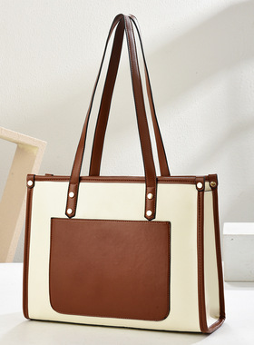 大空间托特包新潮时尚简约单肩包2025高级感质感腋下包totebags