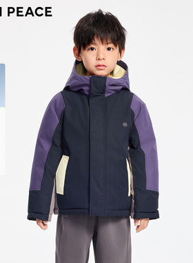 【专柜同款轻暖系列】MINIPEACE太平鸟童装男童户外羽绒服外套冬