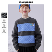 儿童毛衣毛衫 男童毛套衫 MINIPEACE太平鸟童装 针织衫 羊毛衫