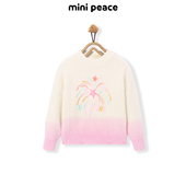 女童晕染毛衣儿童针织衫 MINIPEACE太平鸟童装 冬装 专柜同款