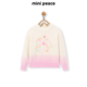 女童晕染毛衣儿童针织衫 MINIPEACE太平鸟童装 冬装 专柜同款