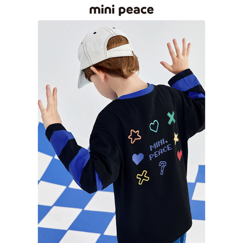 minipeace太平鸟长袖假两件
