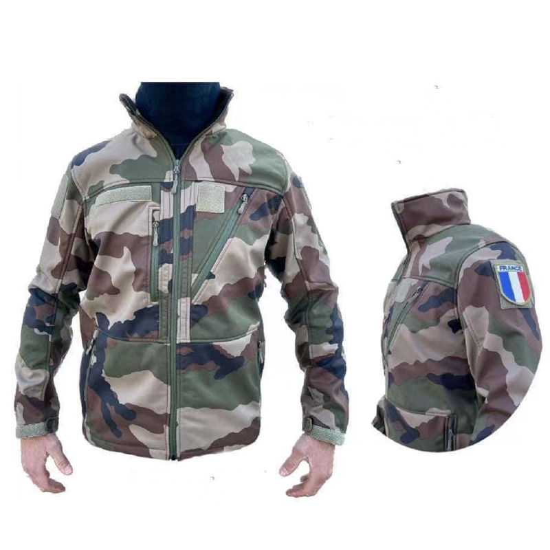 法国F3防水保暖户外冲锋衣软壳