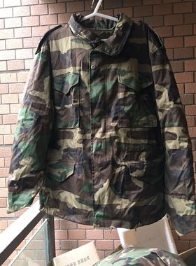 法军公发法国外籍兵团CE丛林迷彩作战军大衣，F2作战服，冬衣