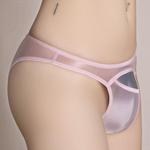 性感舍宾半开口三角裤男士透气舒适弹力提臀丝滑囊袋分离内裤男夏