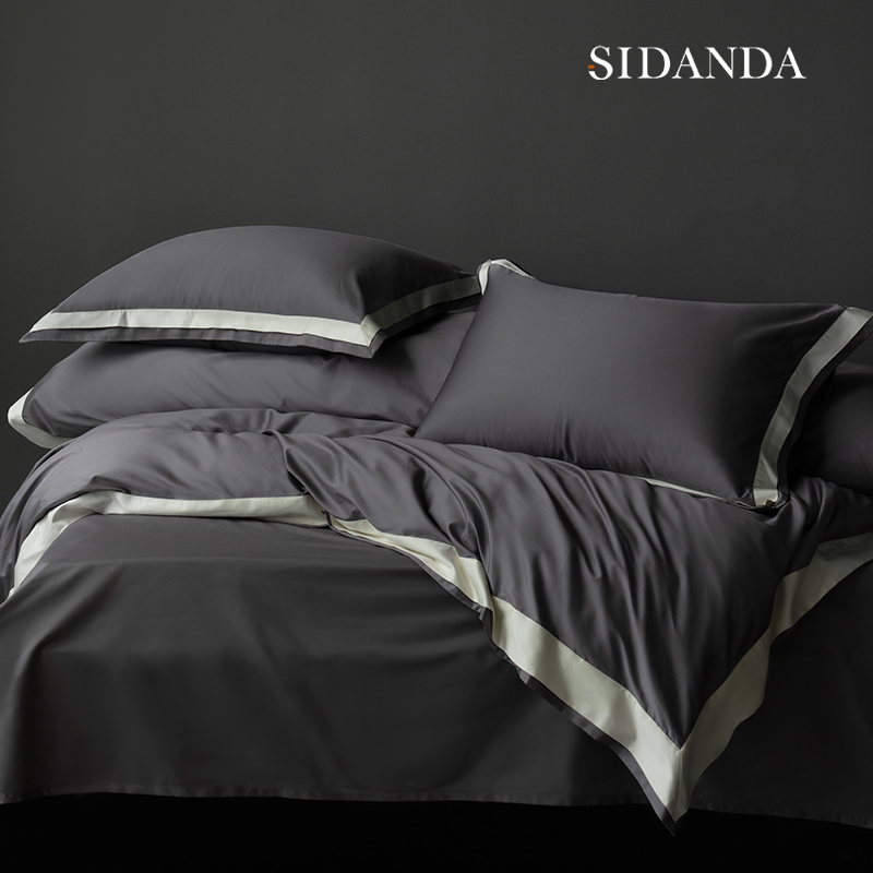 SIDANDA诗丹娜200支高奢全棉四件套床单式五星级酒店纯棉床上用品
