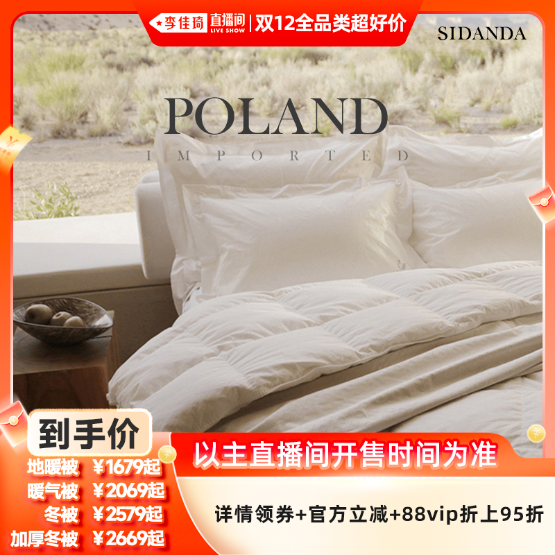 SIDANDA波兰95白鹅绒被羽绒被