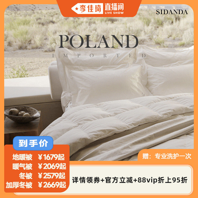 SIDANDA波兰95白鹅绒被羽绒被