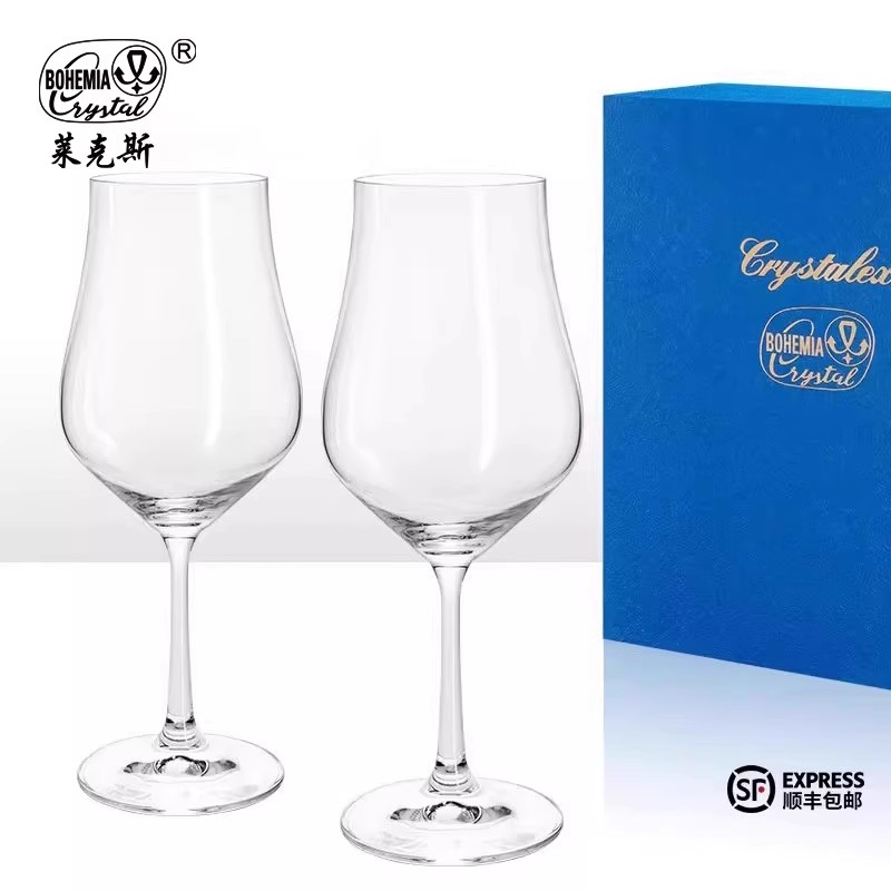 crystalex红酒杯套装送礼盒