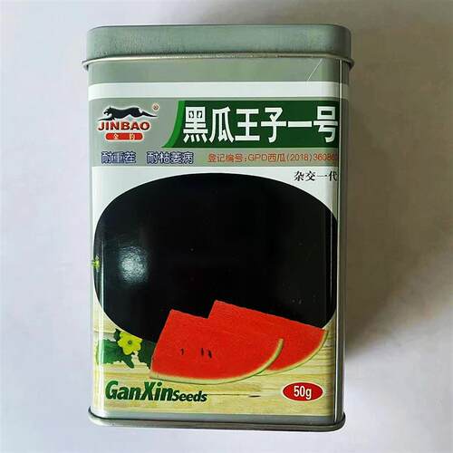 黑瓜王子西瓜种子杂交早熟黑皮西瓜种籽耐重茬耐旱耐裂耐春秋季播