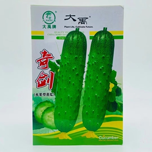 大禹牌奇剑黄瓜种子中早熟浅绿色黄瓜水果型黄瓜种籽瓜长20CM春秋