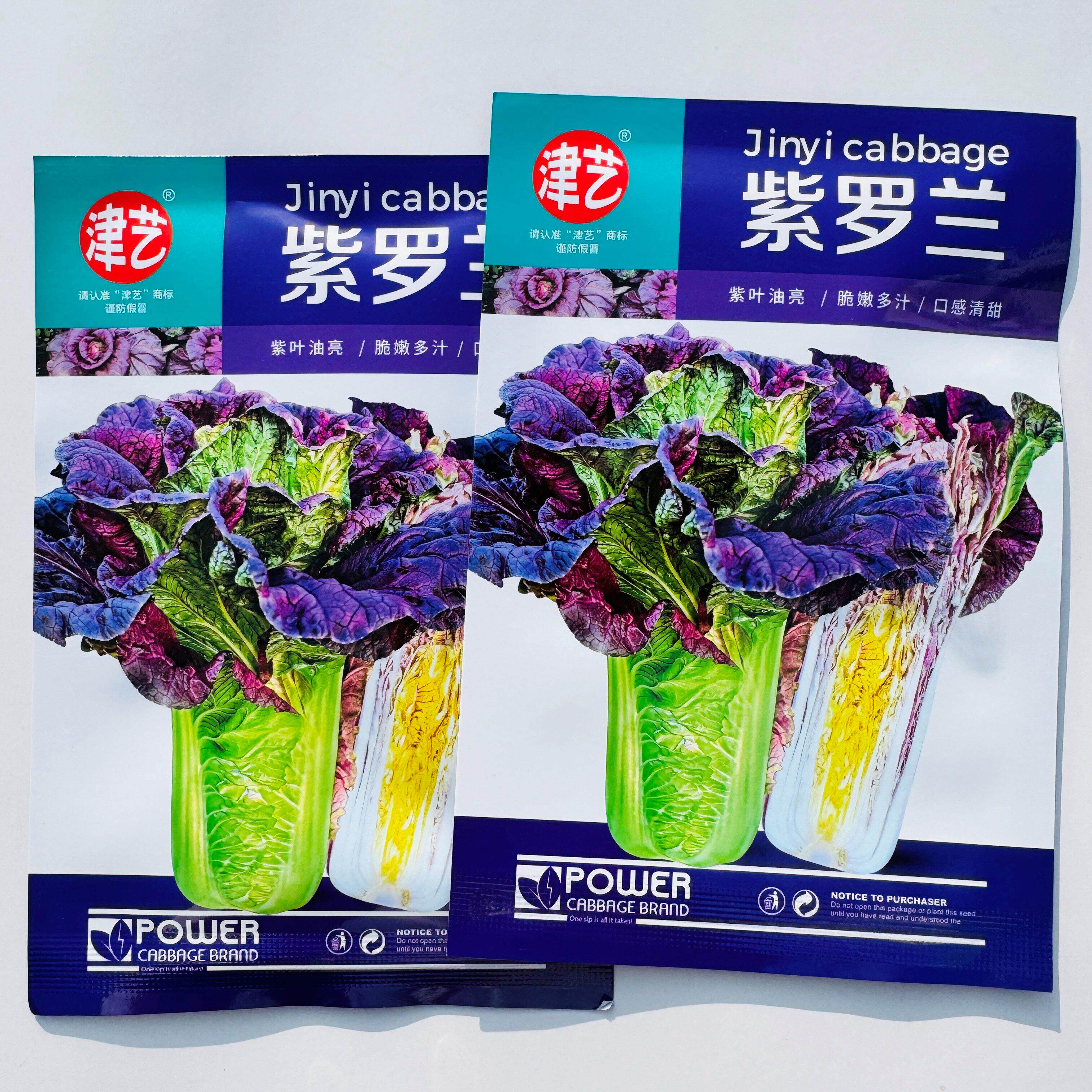 津艺紫罗兰白菜种子脆嫩