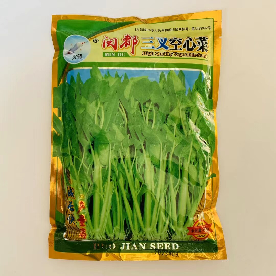 闽都三叉空心菜种子三梗空心菜蕹菜通菜春夏秋蔬菜种孑水旱地皆宜