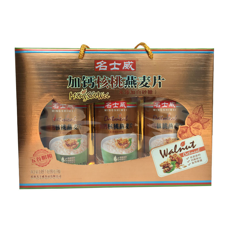 名士威加钙核桃营养燕麦片1050g图片