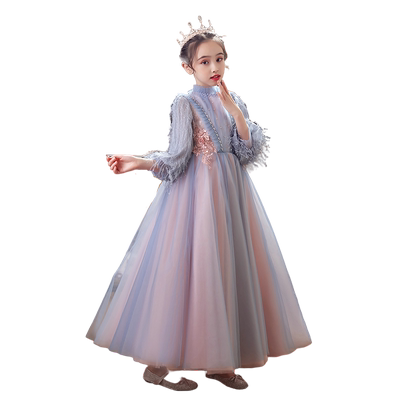 生日高端小花童春秋钢琴演出服