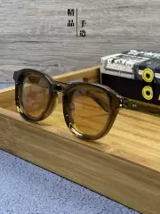 Moscot Vintage Acetate Sunglasses for Men Dahven American Style Thick Acetate Polarized Sunglasses Round Prescription Glasses for Women Trendy