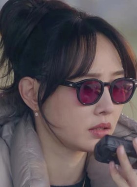 moscot玛士高黑框紫色墨镜男女复古潮lemtosh白百何同款板材眼镜