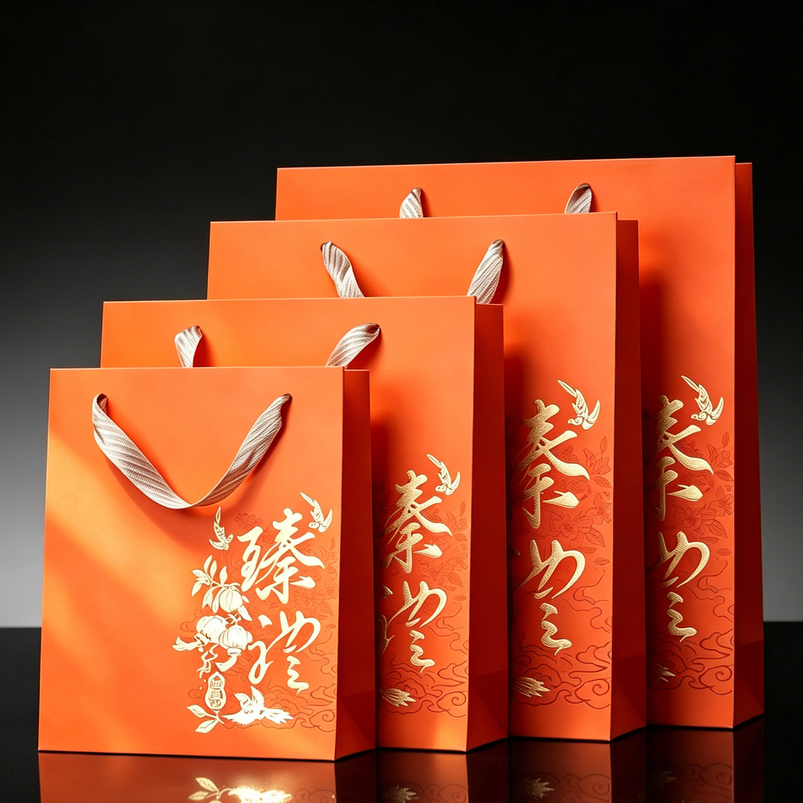 通用臻礼滋补品手提袋干货海参羊肚菌鱼胶燕窝加厚纸袋礼品盒袋图片