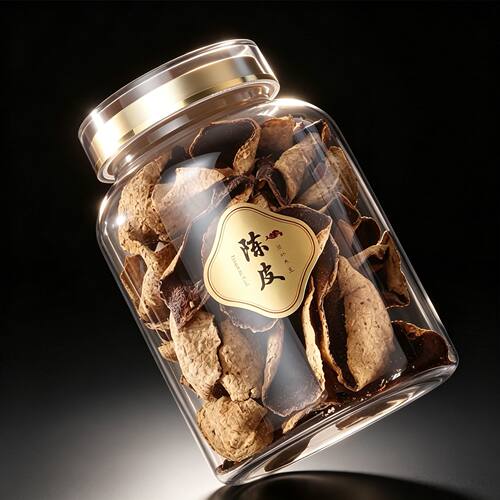 陈皮透明PET瓶子鱼胶羊肚菌金线莲石斛西洋参新款加厚通用密封罐