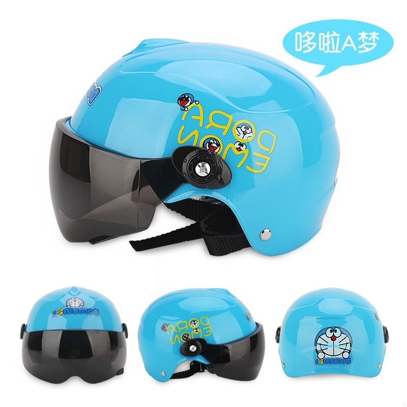 哆啦A梦卡通头盔电动车摩托车防晒网红轻便小孩子抖音同款男女|ruв категории мотоцикл/оборудование/аксессуары, мотоцикл рыцарь оборудование, мотоциклетный шлем - от Buy2taobao.com для оказания профессиональной услуги покупки агента Taobao