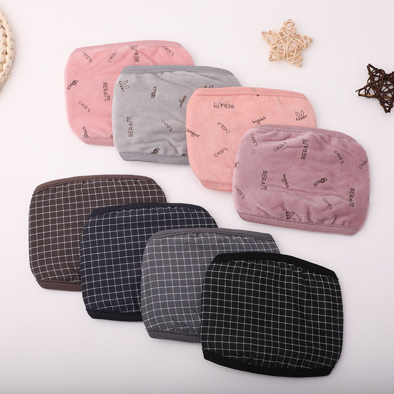 口罩秋冬加厚男女个性透气时尚成人防寒防风保暖可爱可水洗黑色潮