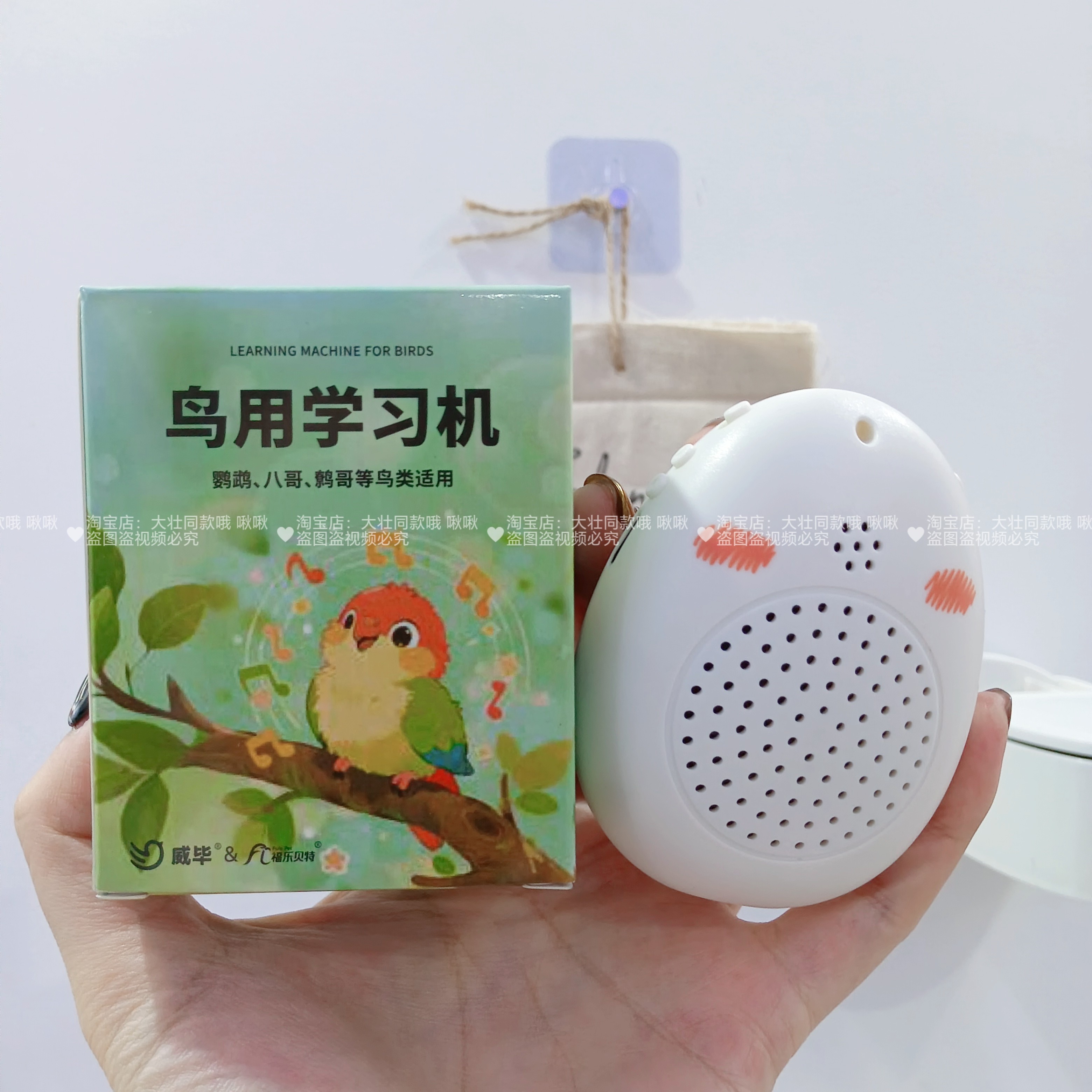 鸟用快乐学习机 鸟学说话复读机,宠物/宠物食品及用品,鸟玩具,淘宝优惠券,粉丝福利购,淘宝优惠卷