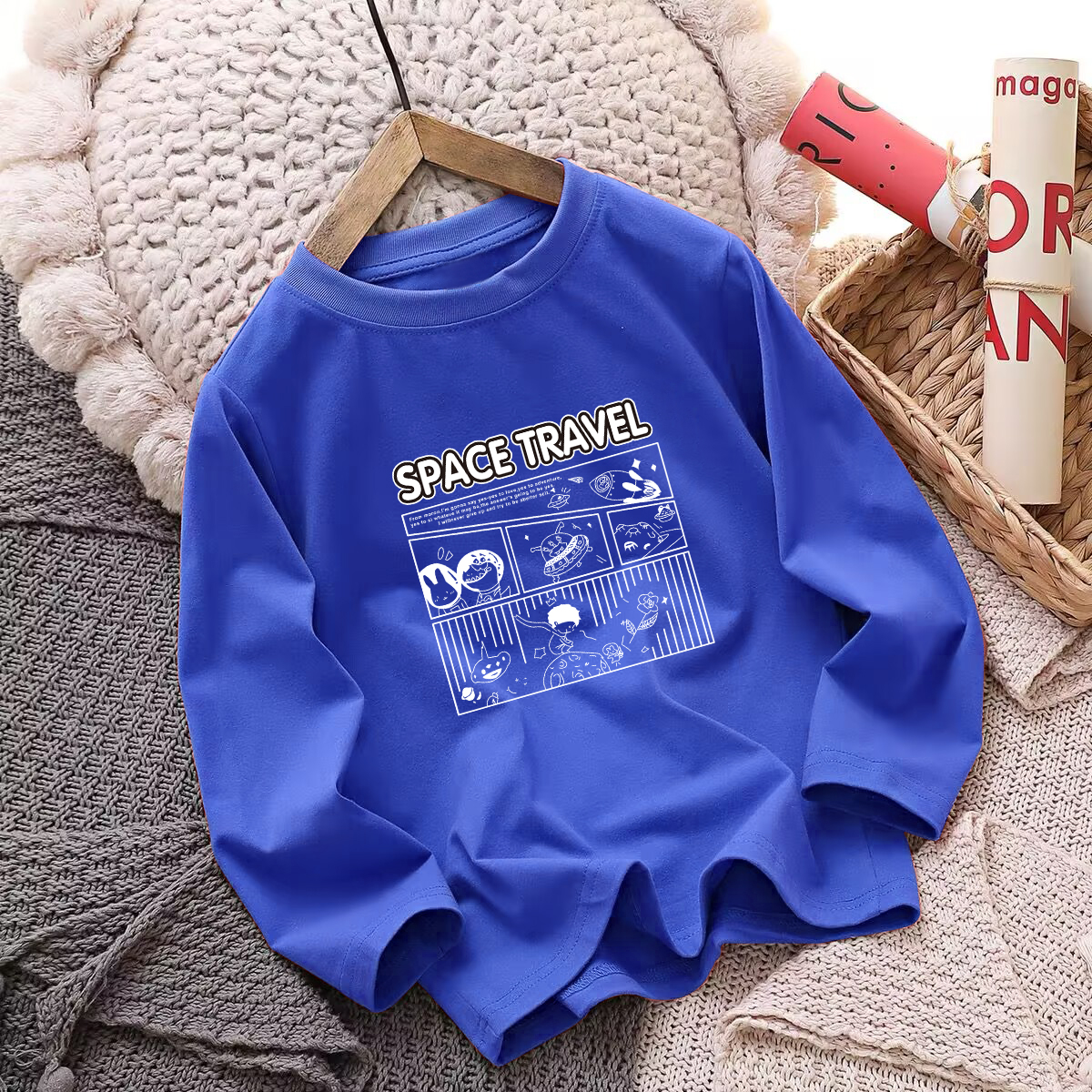 胖童男童长袖t恤春秋中大童胖男孩打底衫宽松纯棉男大童体恤加肥