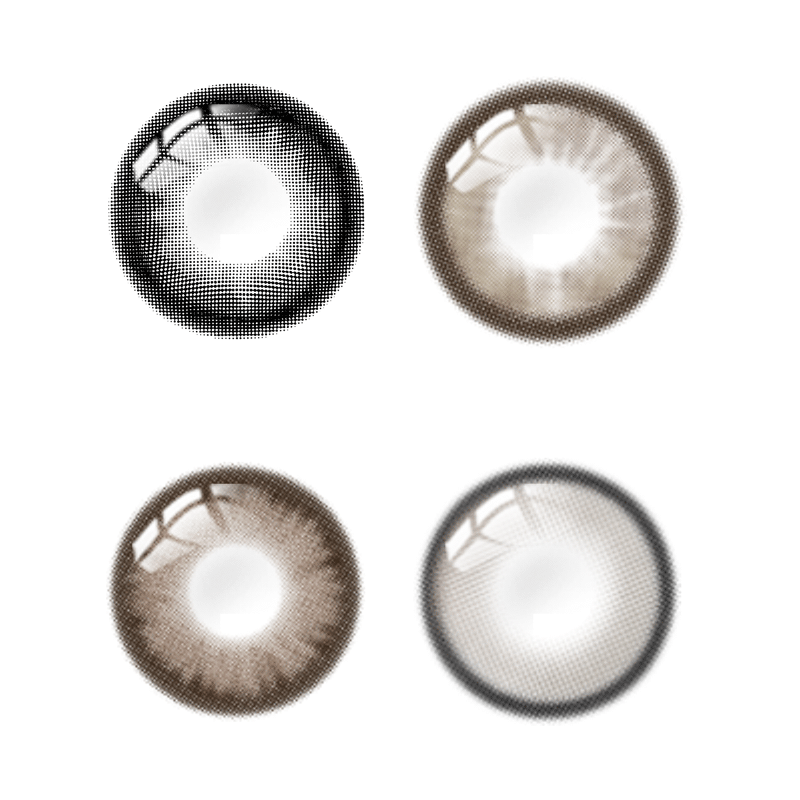 colorbaby四季系列14.5mm大直徑美瞳日拋10片裝一次性隱形眼鏡hy