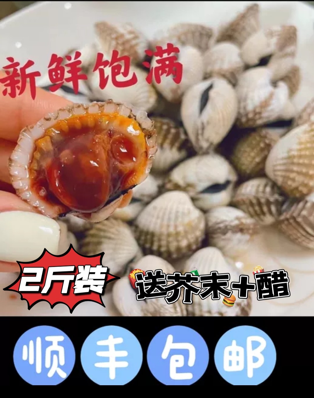三门血蛤2斤装大号贝壳银蛤鲜活海鲜花蛤顺丰包邮送开口器+料包,水产肉类/新鲜蔬果/熟食,其它,淘宝优惠券,粉丝福利购,淘宝优惠卷